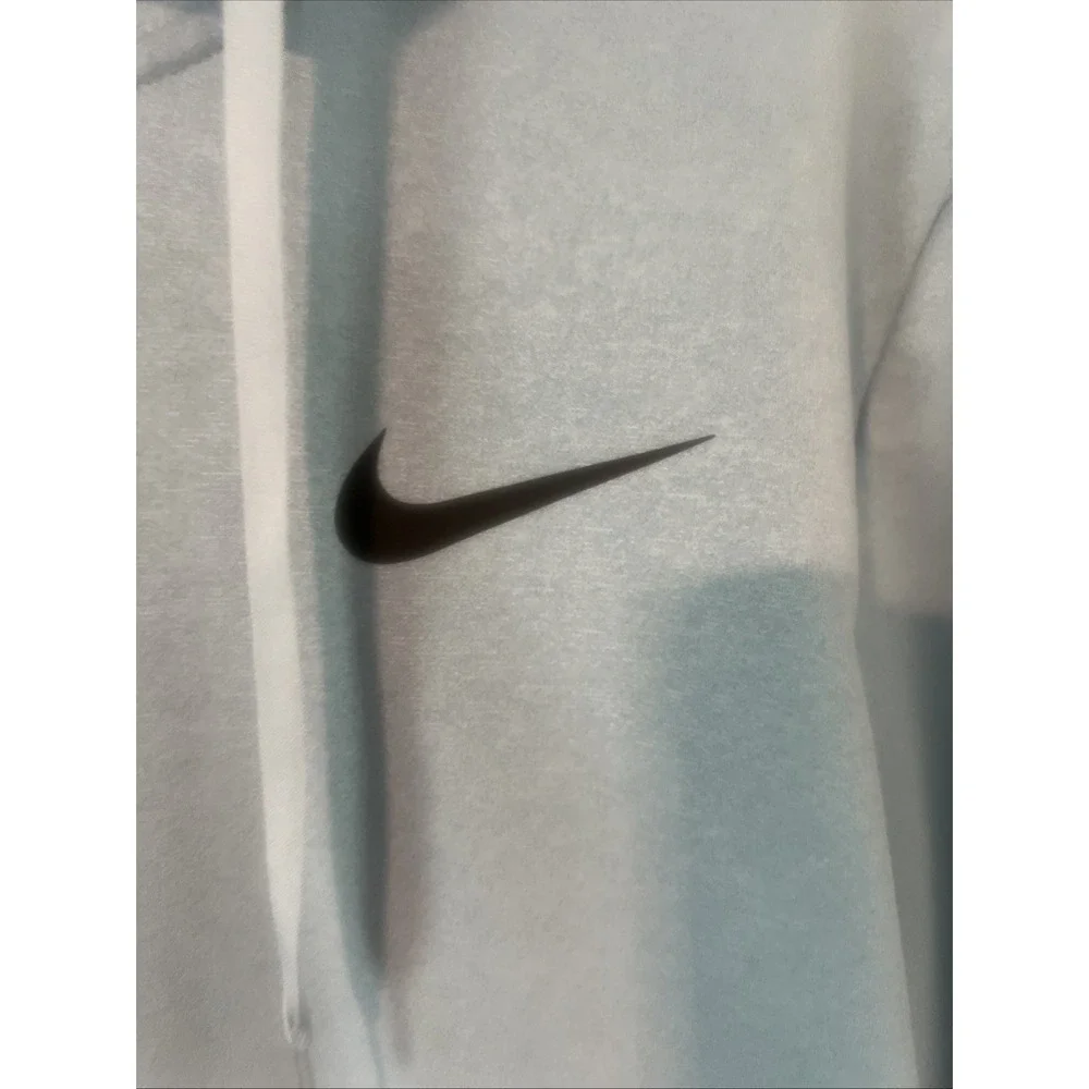 Nike Hoodie Mens XL‎ Baby Blue Therma-FIT Full Zip Fleece Jacket Sweatshirt